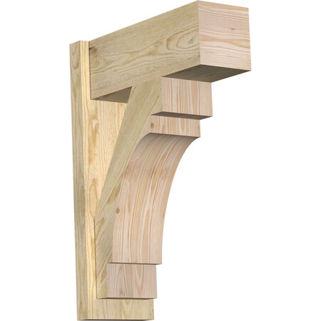 Merced Block Rough Sawn Outlooker, Douglas Fir, 8W X 20D X 28H